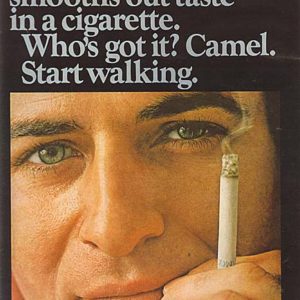 Camel Cigarettes Ad 1970