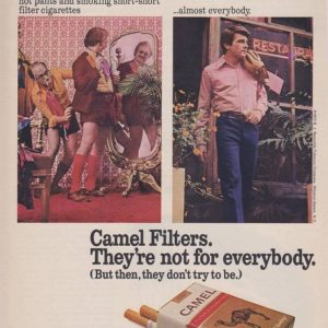 Camel Cigarettes Ad 1972