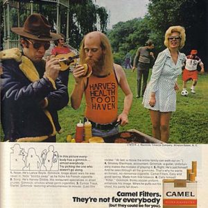 Camel Cigarettes Ad 1973