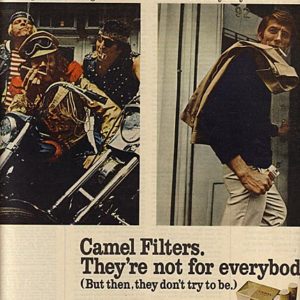 Camel Cigarettes Ad 1974