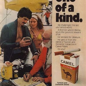 Camel Cigarettes Ad 1977