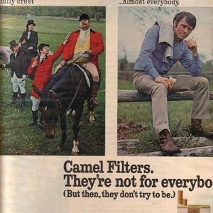 Camel Cigarettes Ad December 1968