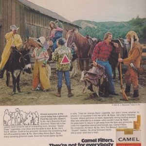 Camel Cigarettes Ad July 1974