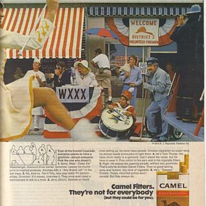 Camel Cigarettes Ad October 1973