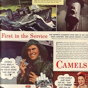 Camel Cigarettes Ad September 1943