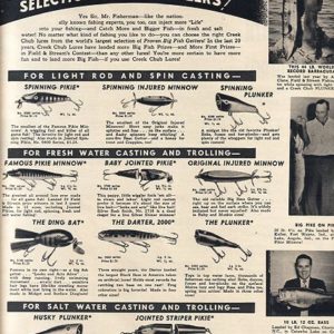 Creek Chub Ad 1952