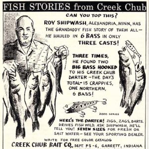 Creek Chub Ad 1962