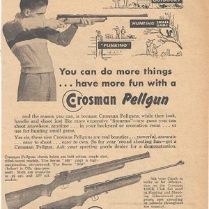 Crosman Ad 1956