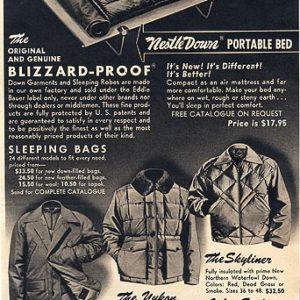 Eddie Bauer Ad 1952