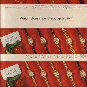 Elgin Ad 1952