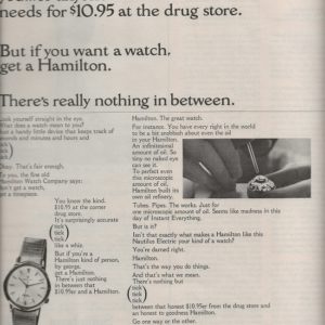 Hamilton Ad November 1964