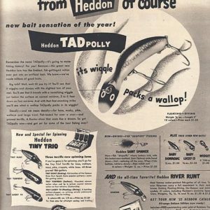 Heddon Fishing Ad 1952