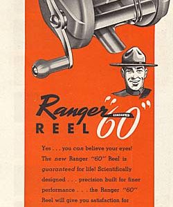 Ranger Fishing Ad 1947