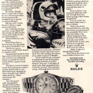 Rolex Ad 1972