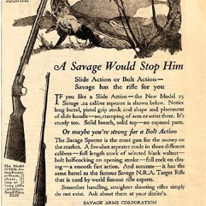 Savage Ad 1925