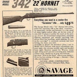 Savage Ad 1951