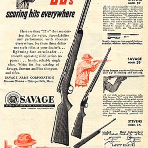 Savage Ad 1952