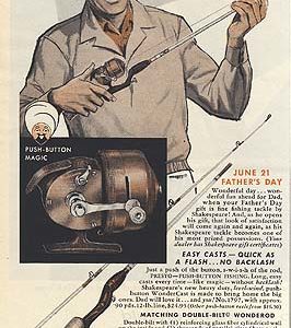 Shakespeare Fishing Ad 1959