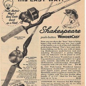 Shakespeare Fishing Ad 1960