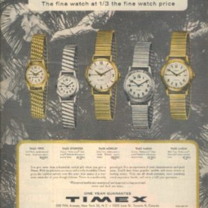 Timex Ad 1955