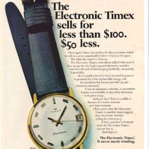 Timex Ad 1969