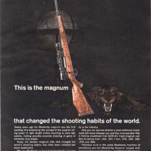 Weatherby Ad 1965