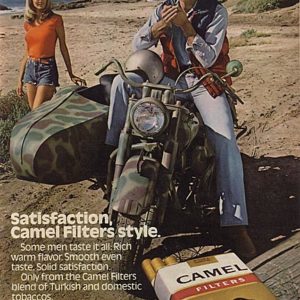 Camel Cigarettes Ad 1980