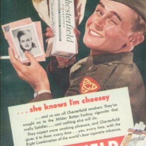 Chesterfield Ad 1944