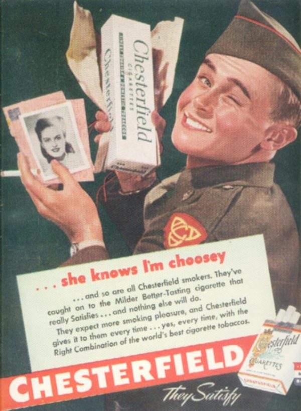 Chesterfield Ad 1944