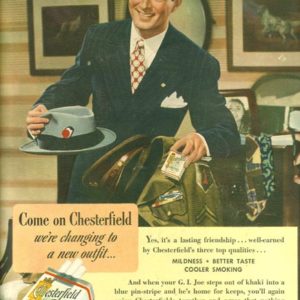 Chesterfield Ad 1945