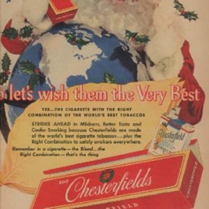 Chesterfield Ad December 1943