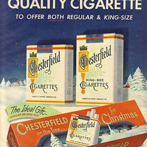 Chesterfield Ad December 1952