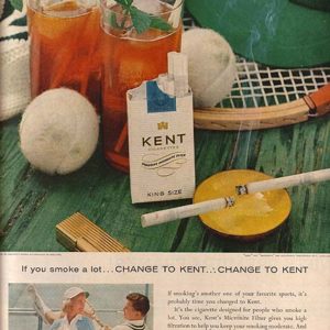 Kent Cigarette Ad 1956