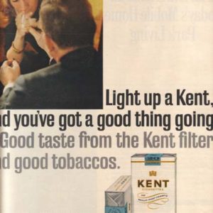 Kent Cigarette Ad April 1965