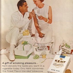 Kent Cigarette Ad December 1964