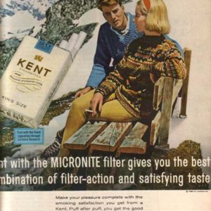 Kent Cigarette Ad February 1964