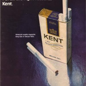 Kent Cigarette Ad July 1972