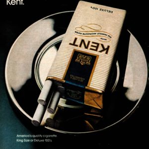 Kent Cigarette Ad November 1973