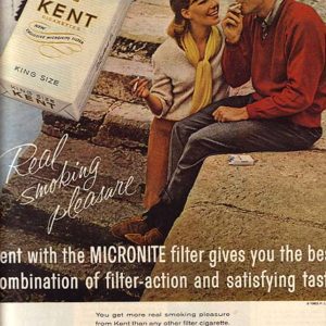 Kent Cigarette Ad October 1963