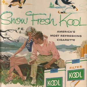 Kool Cigarette Ad 1958