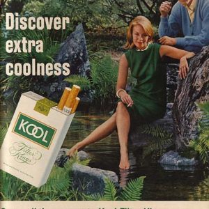 Kool Cigarette Ad 1965