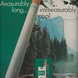 Kool Cigarette Ad 1969