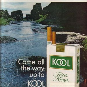 Kool Cigarette Ad 1971