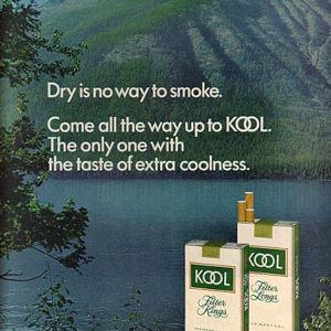 Kool Cigarette Ad 1972