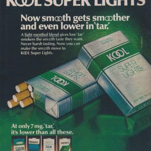 Kool Cigarette Ad 1980