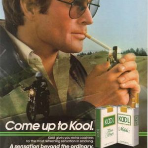 Kool Cigarette Ad 1985