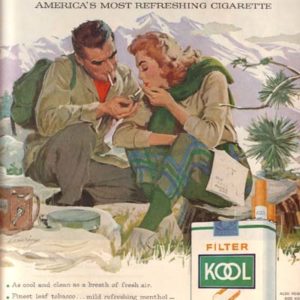 Kool Cigarette Ad April 1959