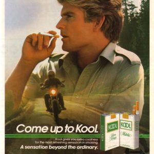 Kool Cigarette Ad June 1985