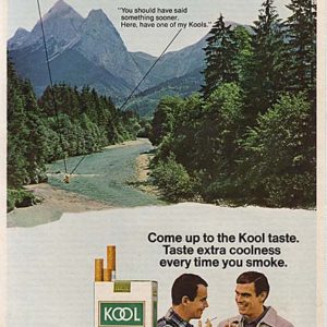 Kool Cigarette Ad October 1967