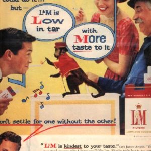 L & M Cigarette Ad 1959